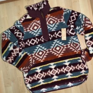 LIV OUTDOOR WINTER Sherpa Fleece Pullover